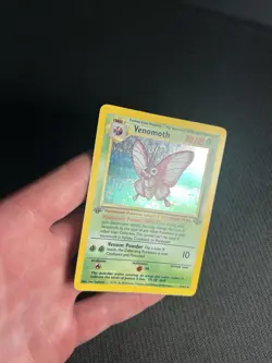 Pokemon TCG Venomoth 13/64 1st Edition Jungle Holo Rare MP - Image 5