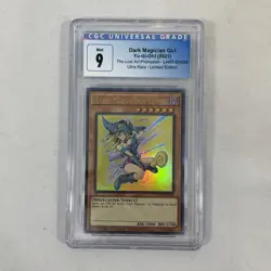 YuGiOh Dark Magician Girl Lost Art Promo LART-EN035 Ultra Rare CGC 9 Mint - PSA - Image 1