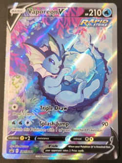 Vaporeon V SWSH181 Sword & Shield Promo Cards Holo LP-NM - Image 1