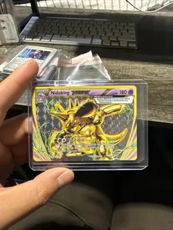 Pokemon TCG Evolutions Holo Card Nidoking Break 46/108 - Image 1