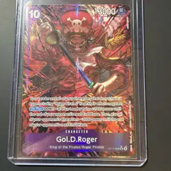 One Piece Carrying On His Will Gol D Roger OP13-064 Alternate Alt Art NM - Image 2