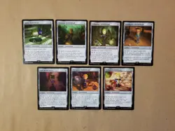 MTG Fallout Set of 7 Agility Charisma Endurance Intelligence Luck Etc Bobblehead - Image 1