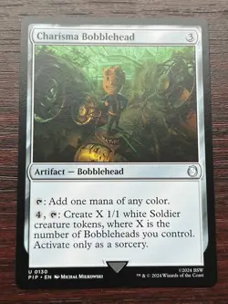 1x CHARISMA BOBBLEHEAD - Fallout - MTG - Magic the Gathering - Image 1