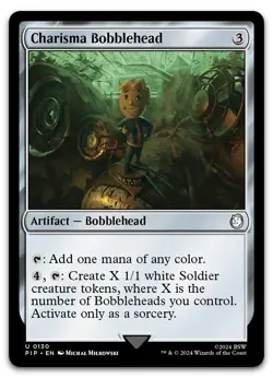 Charisma Bobblehead #130 (NM) Fallout PIP Magic MTG - Image 1