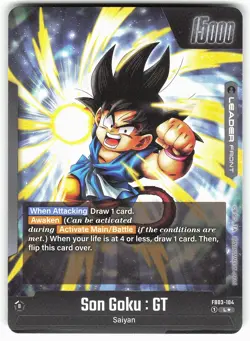 Son Goku: GT FB03-104 L☆ Dragon Ball Super Card - Image 2