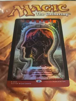 MTG Mountain RAINBOW FOIL Secret Lair Drop Brain Dead - Magic the Gathering - NM - Image 1