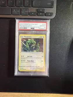 2024 Pokemon Rayquaza SWSH029 Black Star Promo Holo Card Cosmos PSA 10 - Image 1