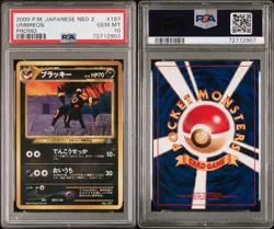 PSA 10 Umbreon Neo 2 Japanese Promo #197 - Pokemon - Image 3