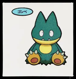Munchlax Daiichi Deco Bread Sticker Pokemon Japanese Heavily Played - Image 1