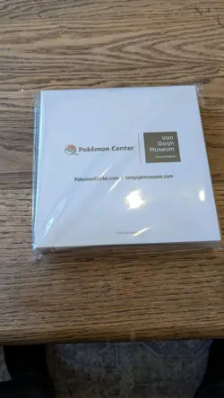 POKEMON CENTER x VAN GOGH Museum Amsterdam pin Box Set Brand New Sealed ✅ - Image 1