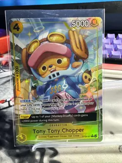 One Piece TCG Tony Tony Chopper ST29-007 Alt Art Starter Deck 29 Egghead NM Card - Image 1