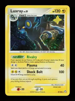 Luxray 8/146 Holo Rare Legends Awakened Pokemon Card - Image 1