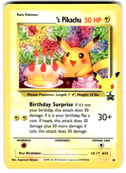 Pokemon Celebrations: Classic Collection Card 24/53 ______'s Pikachu - Image 1
