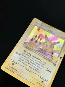 ___'s Pikachu Birthday 24/53 Celebrations Classic Collection Pokemon Card - Image 3