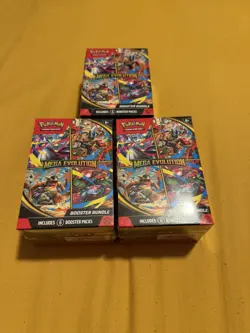 Pokemon TCG - Mega Evolution Booster Bundle - Brand New & Factory Sealed x3 ✅🔥 - Image 1