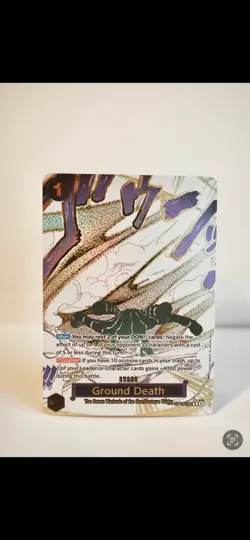 Ground Death (Alternate Art) OP14-096 The Azure Sea's Seven Foil - Image 3