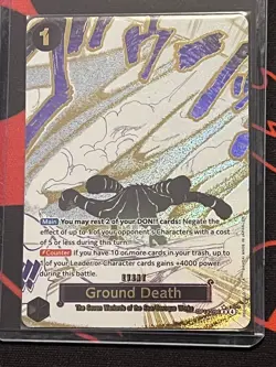Ground Death (Alternate Art) OP14-096 The Azure Sea's Seven Foil - Image 1
