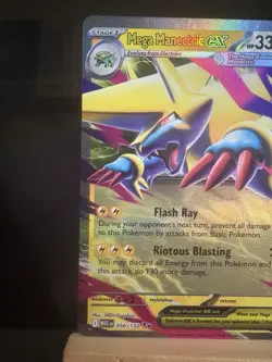 MEGA MANECTRIC EX - 50/132 Mega Evolution NM - Double Rare Holo Pokemon TCG Card - Image 2