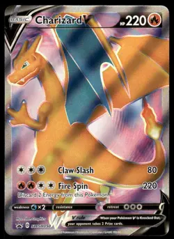 Pokemon TCG SWSH: Sword & Shield Promo Cards #SWSH050 Charizard V NM - Image 1