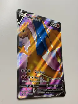 Charizard V #SWSH050 Sword Shield Full Art Promo Holo Pokemon Card TCG NM- - Image 2