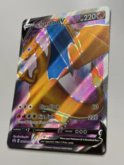Charizard V #SWSH050 Sword Shield Full Art Promo Holo Pokemon Card TCG NM- - Image 3