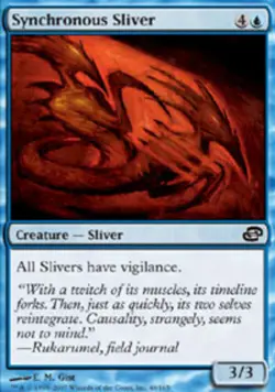 Synchronous Sliver - Foil NM, English MTG Planar Chaos - Image 1