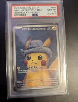 PSA 10 Pikachu with Grey Felt Hat Van Gogh 085 Pokemon English 2023 GEM MINT... - Image 1