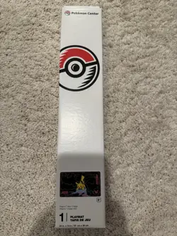 Sealed Pokemon Center Exclusive Neon Charge Pikachu Trading Card Playmat - Image 1