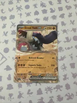 Pokemon TCG - Great Tusk ex 123/198 Sv01: Scarlet & Violet Base Set Holo - NM - Image 1