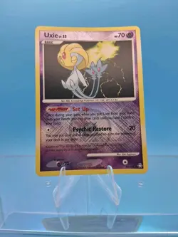 Uxie 43/146 - Legends Awakened League Promo Holo Rare Pokemon TCG Card NM - Image 1