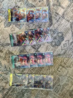 One Piece TCG Illustration Box Vol (3 & 4) Promo Cards Sealed, English (x4) - Image 1