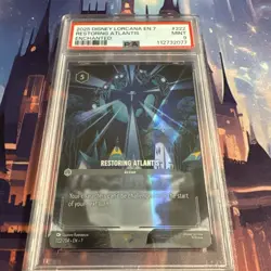 2025 Disney Lorcana EN 7 Restoring Atlantis Enchanted PSA-9 - Image 1