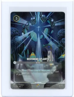 2025 Disney Lorcana Restoring Atlantis - Enchanted Archazia’s Island 222/204 - Image 1