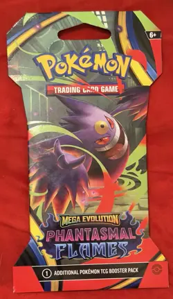 Pokemon TCG Mega Evolution Phantasmal Flames Booster New Sealed Lot of 3 Each - Image 3