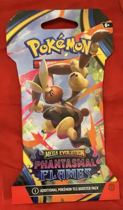 Pokemon TCG Mega Evolution Phantasmal Flames Booster New Sealed Lot of 3 Each - Image 4