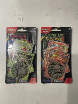 Pokemon Phantasmal Flame Premium Checklane Blisters (LOT OF 2) NEW SEALED! - Image 1