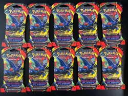 Pokemon TCG Mega Evolution Phantasmal Flames Sealed Booster Pack Lot of 10 #7 - Image 1