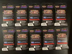 Pokemon TCG Mega Evolution Phantasmal Flames Sealed Booster Pack Lot of 10 #7 - Image 2
