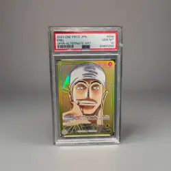 2023 ONE PIECE Japanese ENEL OP05-098 LEADER ALT ALTERNATE ART PSA 10 GEM MINT - Image 1