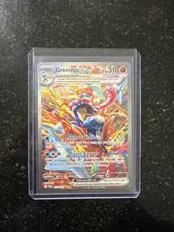 Pokemon TCG Greninja ex 214/167 Twilight Masquerade Special Illustration Rare NM - Image 1
