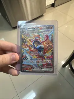 Pokemon TCG Greninja ex 214/167 Twilight Masquerade Special Illustration Rare NM - Image 3