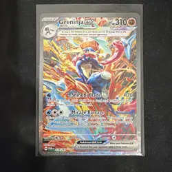 Pokemon Greninja EX Twilight Masquerade Special Illustration #214/167 Holo - Image 1