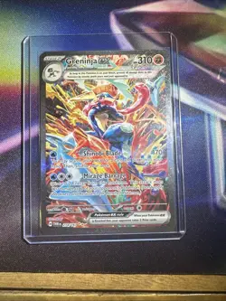 Greninja EX 214/167 2024 Pokemon Twilight Masquerade Special Illustration Rare - Image 1