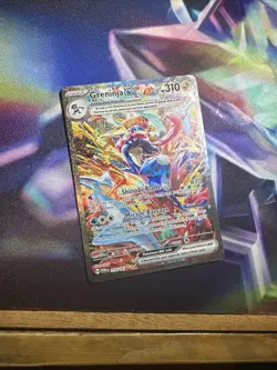 Greninja EX 214/167 2024 Pokemon Twilight Masquerade Special Illustration Rare - Image 5