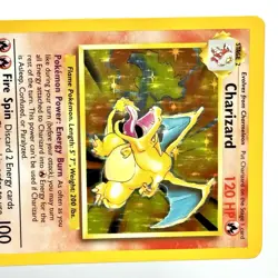 1999 Pokemon Charizard 4/102 LP+++ Holo Rare Unlimited Vintage WOTC Base Set - Image 5