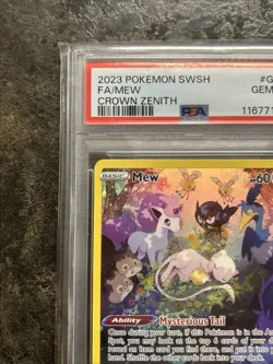 2023 Pokemon Sword And Shield Crown Zenith Fa Mew #GG10 PSA 10 - Image 5