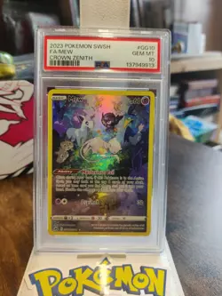 2023 Pokemon Sword And Shield Crown Zenith Fa Mew #GG10 PSA 10 - Image 3