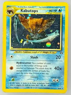 Pokemon - Kabutops 6 Holo Neo Discovery - Image 1