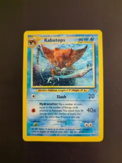 Kabutops - 6/75 - Pokemon Neo Discovery Unlimited Holo Rare Card WOTC - Image 1