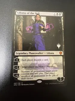 MTG Liliana of the Veil (97p/160) Dominaria United Promos NM - Image 1
